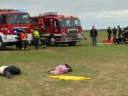 Simulacro de emergencia activa protocolos en aeródromo La Florida