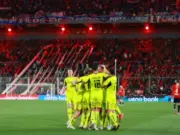 La U celebra su paso a cuartos, pero jugará siete partidos internacionales sin público