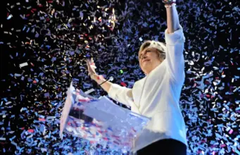 Matthei endurece discurso en cierre de campaña en Santa Laura y se declara la única capaz de derrotar a la candidata del PC