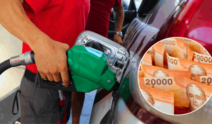 Histórica alza de combustibles: bencinas subirán $370 y diésel hasta $580 por litro desde este jueves