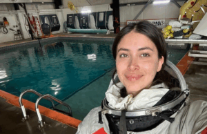 Astronauta chilena en formación entrena con cápsula de la NASA para futuras misiones a la Luna