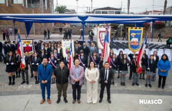 Huasco conmemora su aniversario con emotiva ceremonia y participación comunitaria