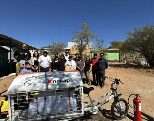 Cachiyuyo refuerza combate de incendios con nuevo carro de intervención comunitaria