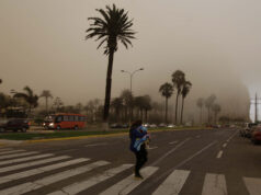 Tormenta de arena sorprende a Arica y extensa nube de polvo avanza por distintos sectores de la ciudad
